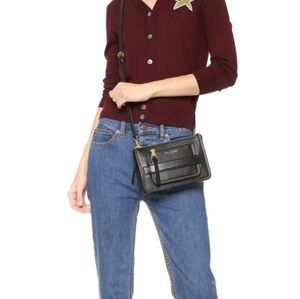 Marc Jacobs Madison Crossbody in Black Leather